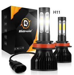 H11 LED Headlight Bulbs Set of 2