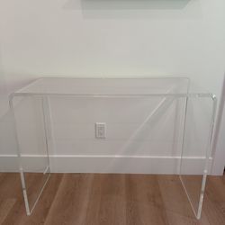 Lucite Console Table