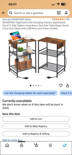 Nightstands set of 2
