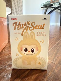 Popmart Labubu Have A Seat Vinyl Plush BABA