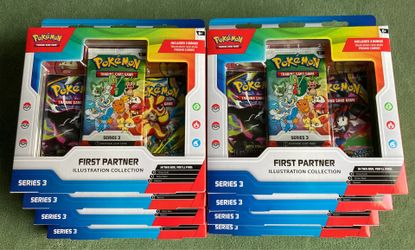 Pokemon First Partner Illustration Collection Series 3 - Factory Sealed