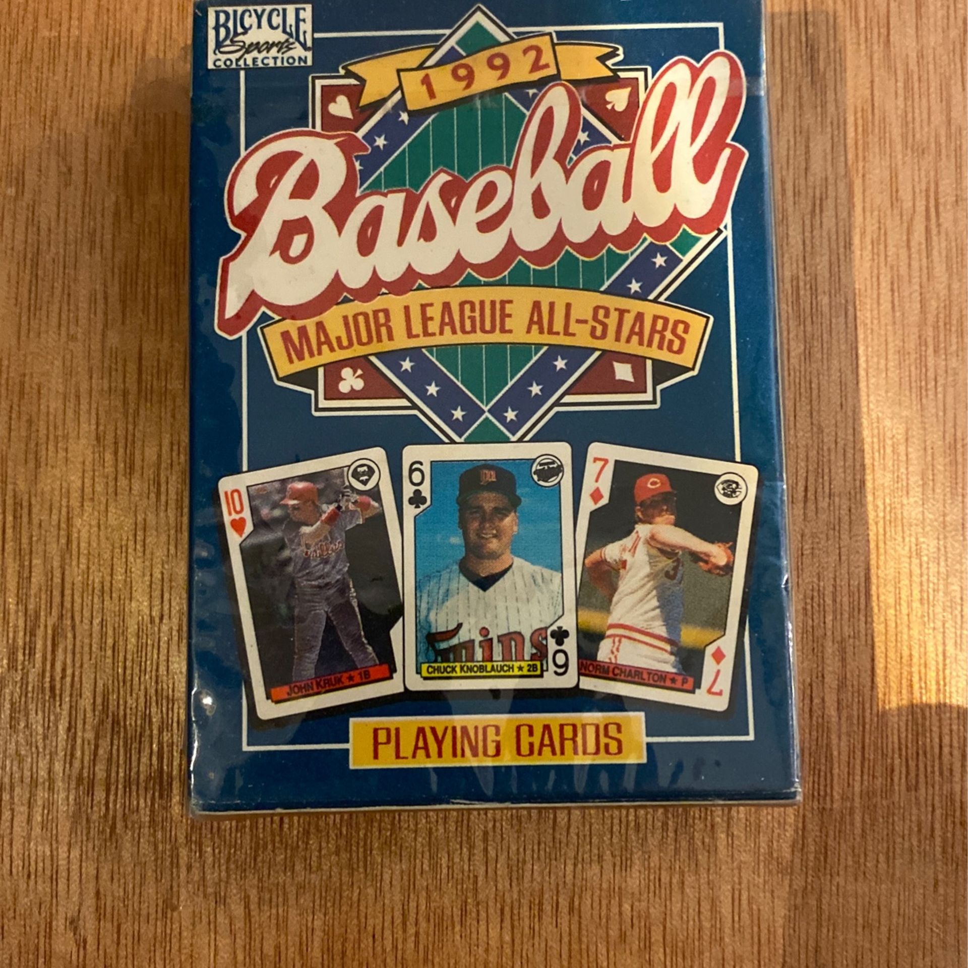 Baseball Playing Cards by Bicycle Collections. 1992.