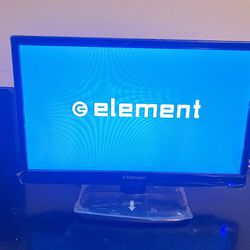 17” Element Tv  & Roku Stick 1080 Used