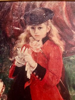 Textured Oil Painting - Premium Equestrian Decor - “The Young Horsewoman” - Ornate Gold Framed Masterpiece