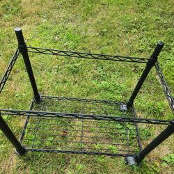 Black  Heavy Duty Wire Rack