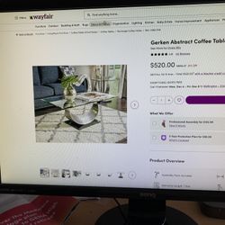 High End Glass Top Table  