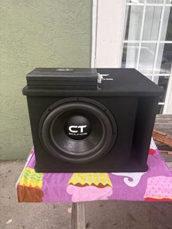 12 inch ct sound sub + amp
