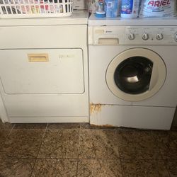 FREE WASHER AND DRYER WORKS JUST LOUD