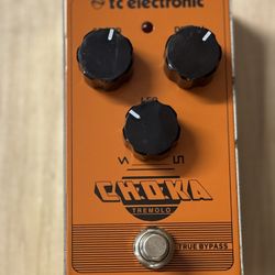 TC Electronic Choka Tremolo True Bypass Guitar Effect Pedal