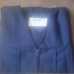 Dynamic graduation gown without cap navy blue 