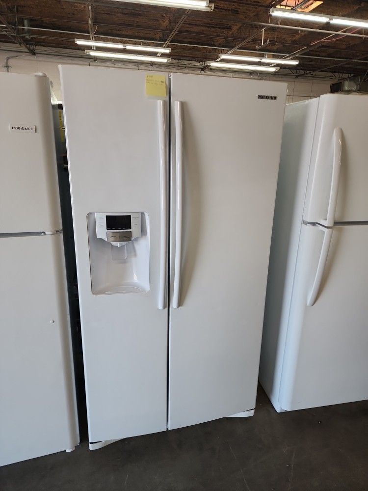 Samsung White Side By Side Fridge