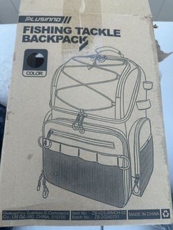 Fishing tackle backpack