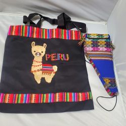 PERU Tote bag +  PERU Zampoña