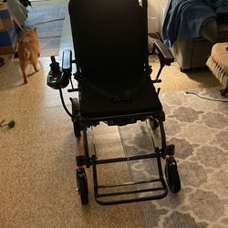Electric Foldable,  Wheelchair. To Fit Into Car Trunk Or Vehicle.