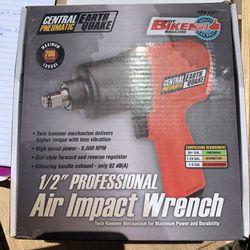 Central Pneumatic Earthquake 1/2” Air Impact Wrench 