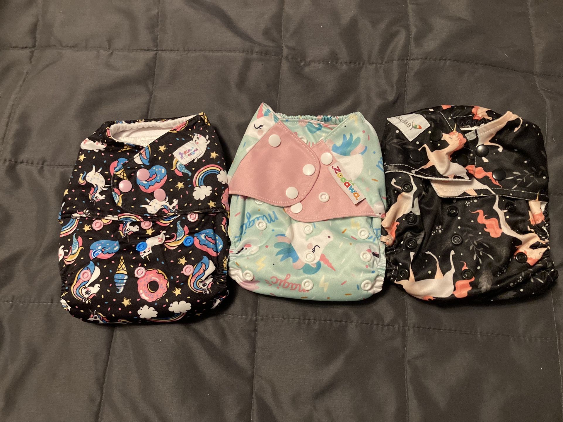 Cloth Diapers With Inserts Lot#14