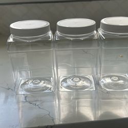 Uline 48 Is Square Body Screw On Cap Bpa Free Food Grade Jars With Cap Liner 