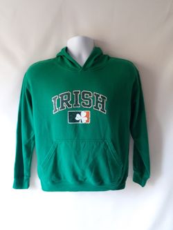 Live and Tell IRISH boys green pullover hoodie size L