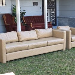 ✨ Mid-Century Modern Sofa & Armchair Set ✨