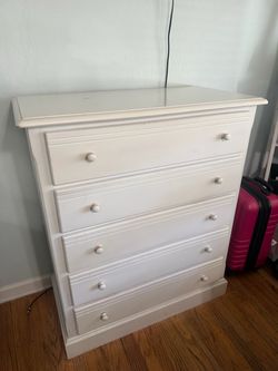white dresser