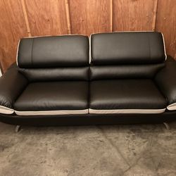 Black Couch Sofa - Free Delivery 