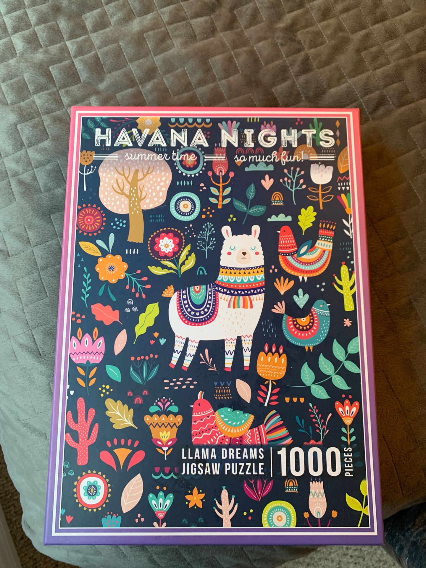 Havana Nights Llama Dreams puzzle - 1000 pieces