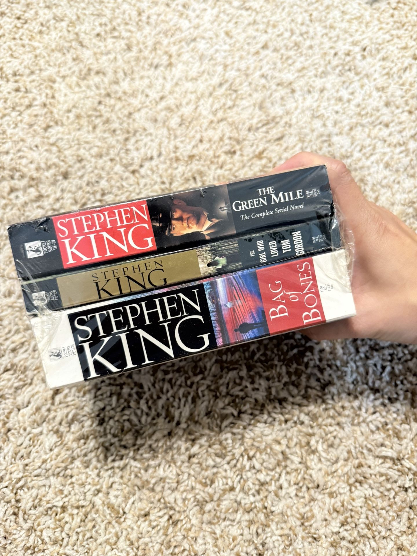 Selling this brand new sealed Stephen King books