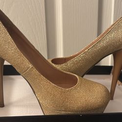 Gold heels 