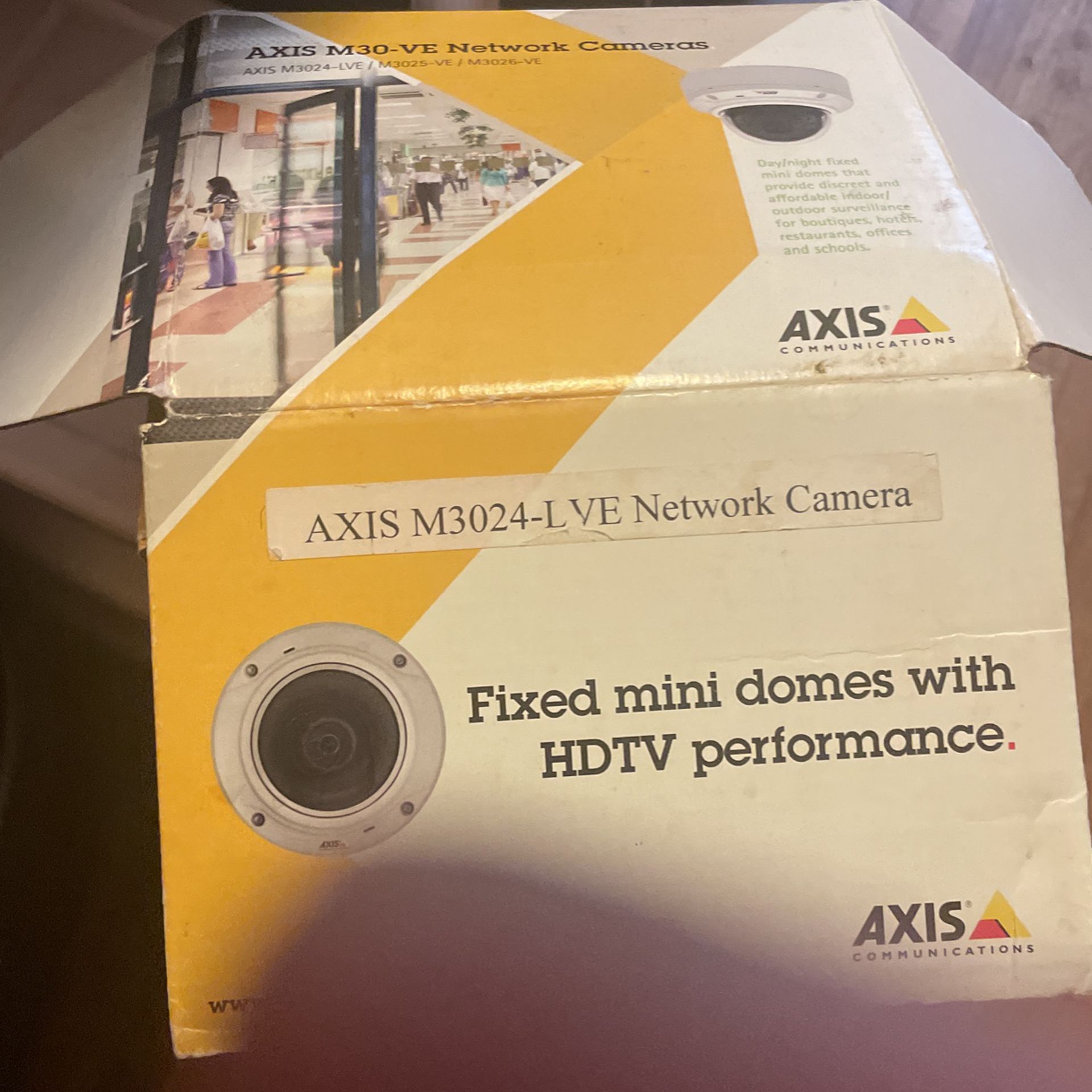 axis m30-ve network camera