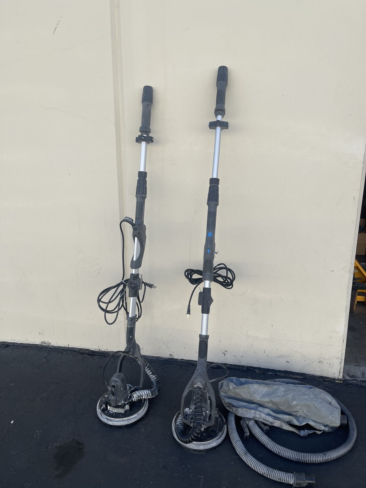 Electric Drywall Sander with Vacuum Dust Collector, 9.5Amp Popcorn Ceiling Removal Tool with Variable Speed RPM, LED Light(each)