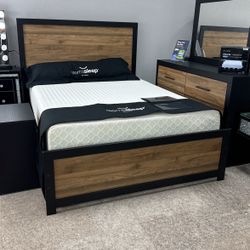 4 PC Queen Bed Ser 