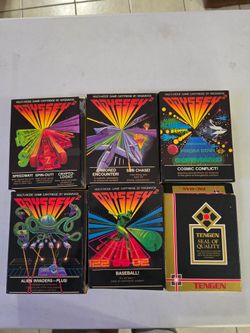 Classic magnavox odyssey2 game lot of 5 + Tengen pac-man