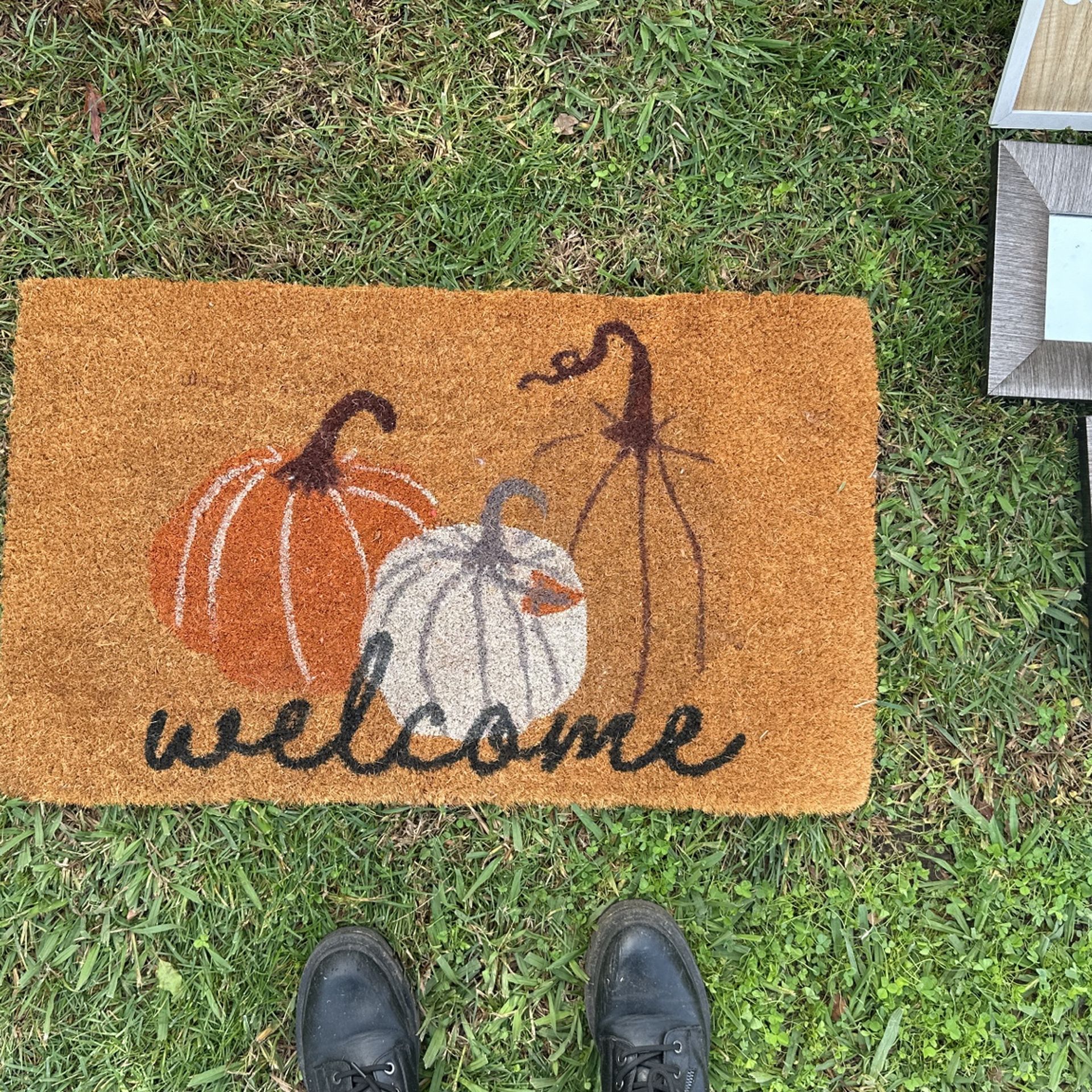 Fall Outdoor Welcome Rug