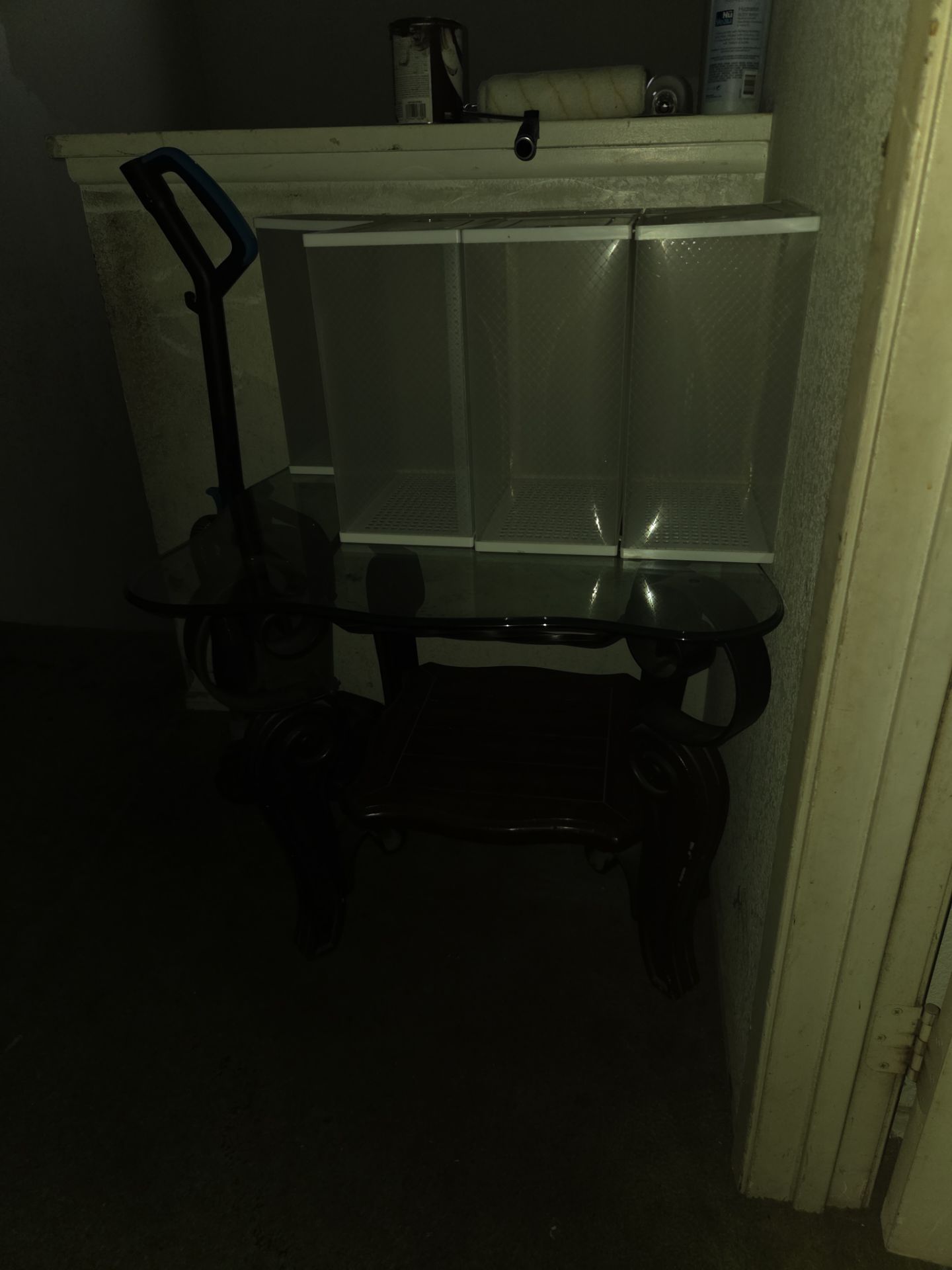 glass table