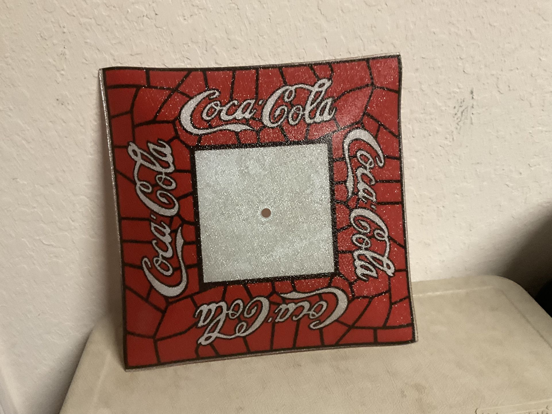 NEW Vintage Coca Cola Ceiling Light Shade Stained Glass Tiffany Lamp Shade