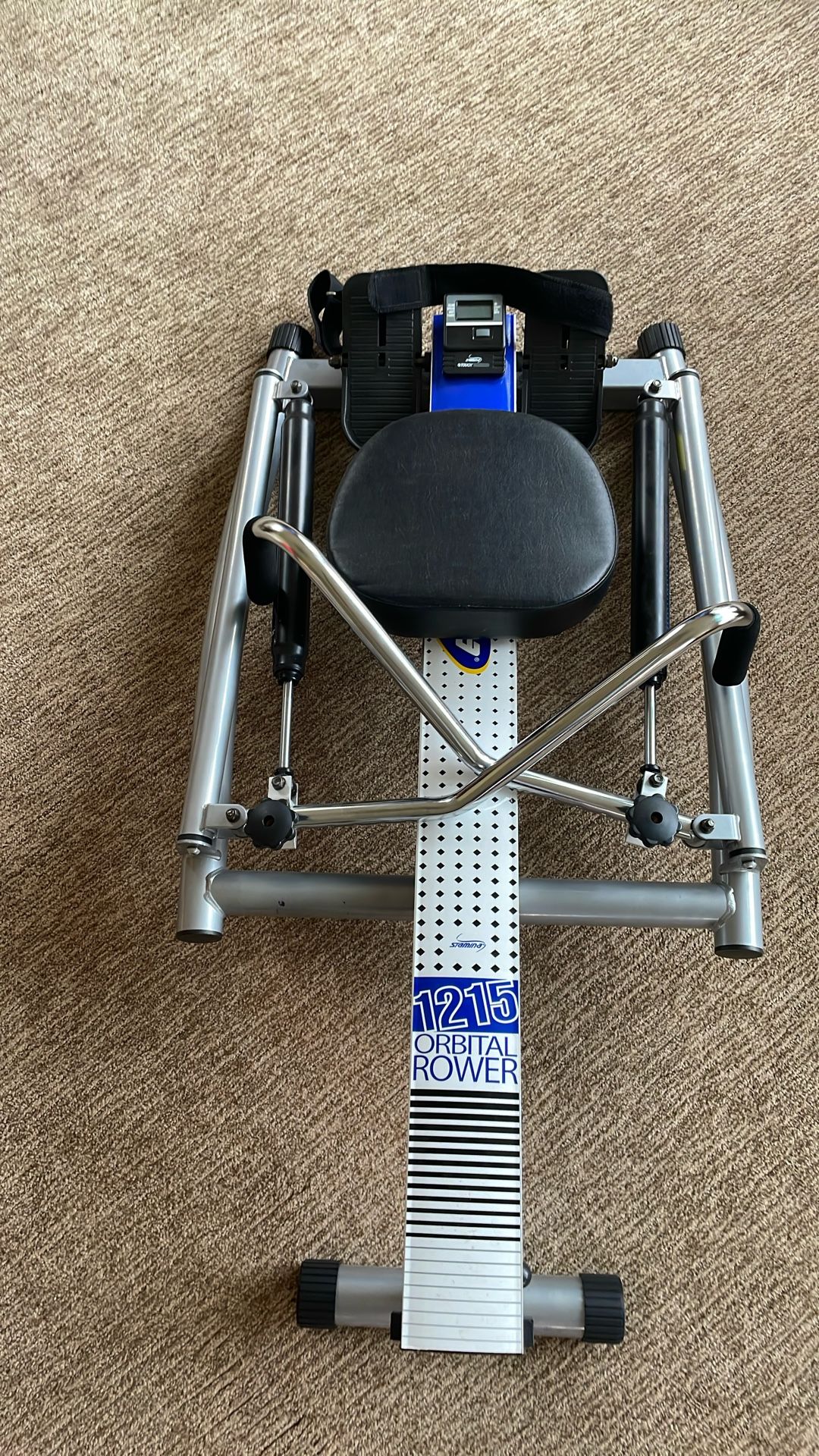 Orbital Rowing Machine With Incline