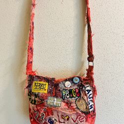 RStokescollection ONE OF ONE Custom HANDMADE CROSSBODY CANVAS BAG