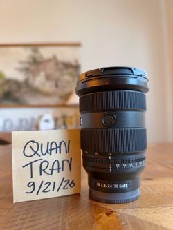 Sony 24-70mm f2.8 GM II lens