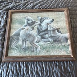 Wolf Puzzle Piece In Frame 