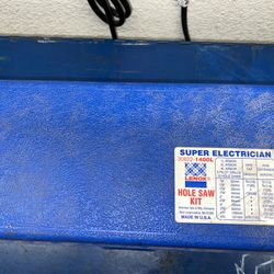 Lenox Super Electrician Hole Saw Kit Tool PLEASE READ DESCRIPTIONS 