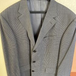 OSCAR DE LA RENTA BROWN SPORTS JACKET Size 46 R 
