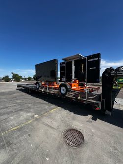 2023 Gator Trailer 40ft w Mega ramps 7k axle.