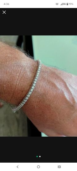 3 carat diamond tennis bracelet 14 karat gold