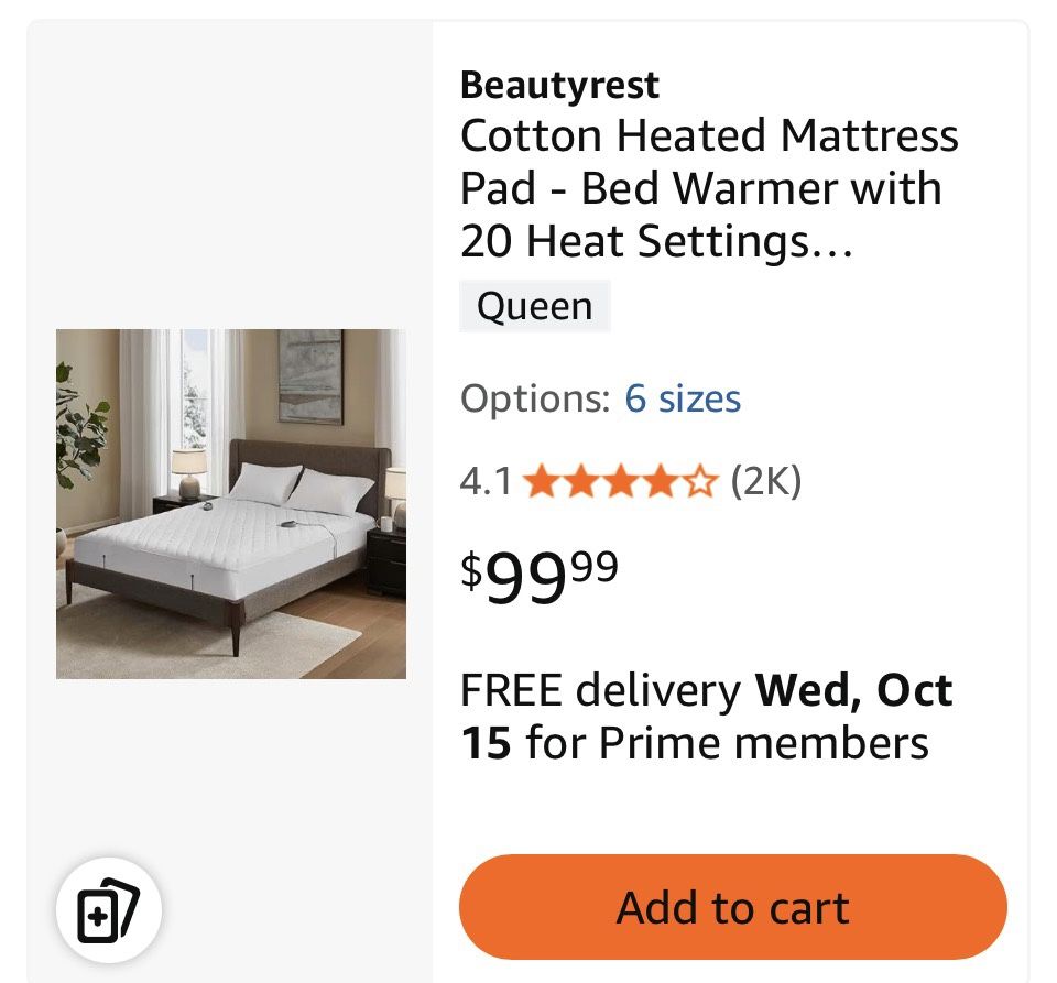 Beauty Rest Heated Sheet Queen Size Dual Zone