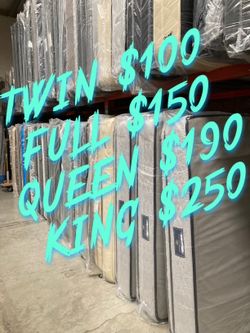 Mattresses And Sets. All Sizes Available. All Kinds! New!