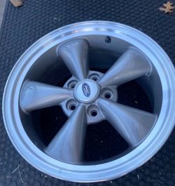 (ONE) FORD MUSTANG 17X 8,  5 SPOKE, 5 LUG WHEEL, 5 ON 4.5in. LUG PATTERN