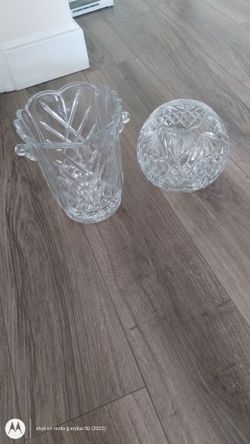 Two- Lead Crystal Vases