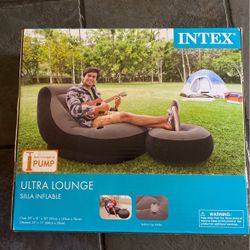 Inflatable Chair With Ottoman 