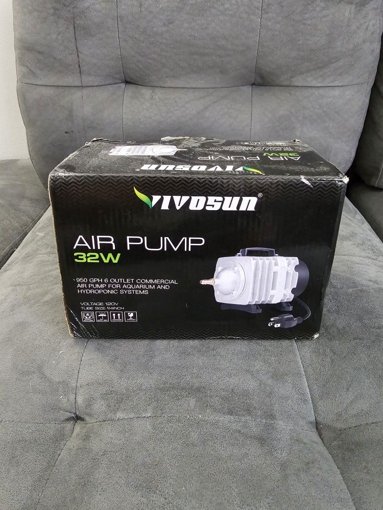 Vivosun Commercial Air Pump – 950 GPH – 32W – Brand New
