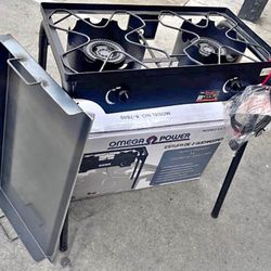 Estufa De 2 Quemadores Con Plancha